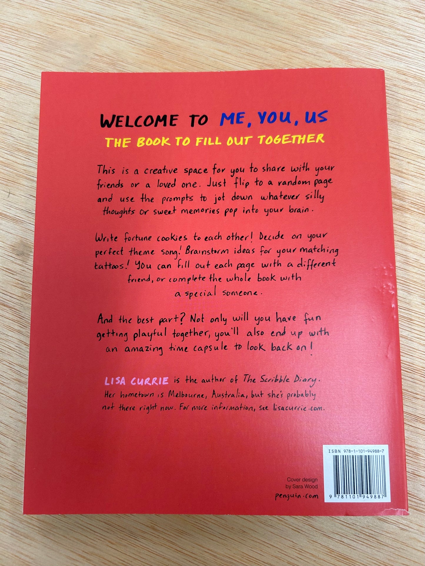 Me, you, Us- A book to fill out together