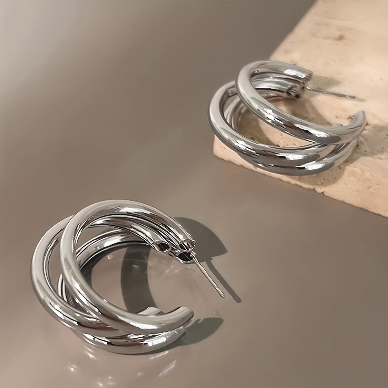 Tripple hoop earrings