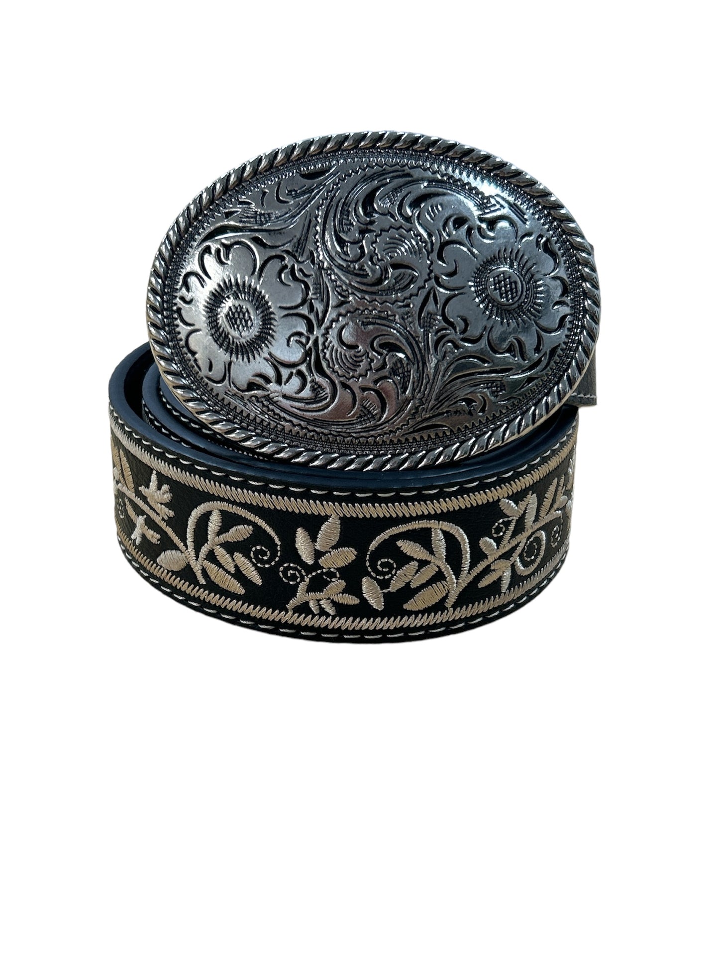 Western vintage engraved belt