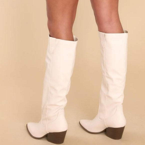 Ivory cowgirl boots