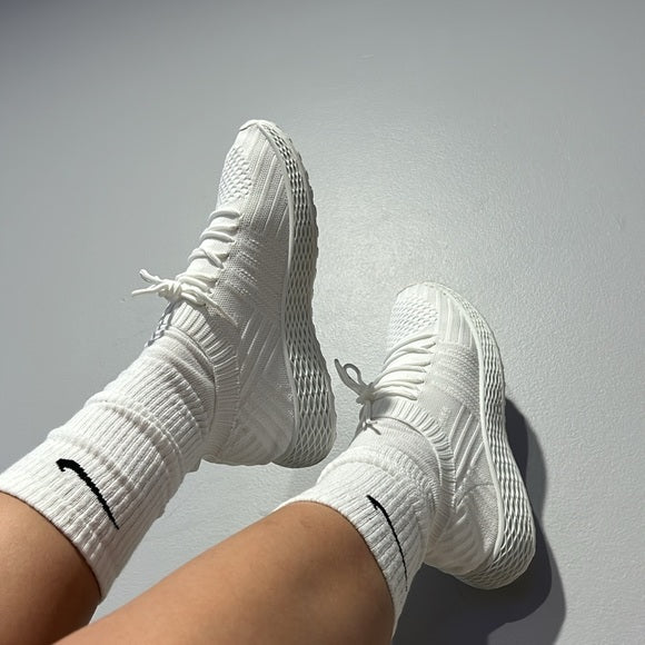 knit woven sneakers