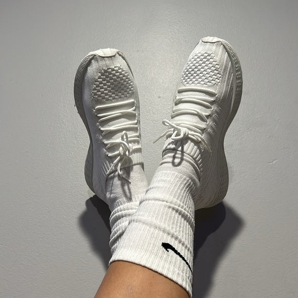 knit woven sneakers