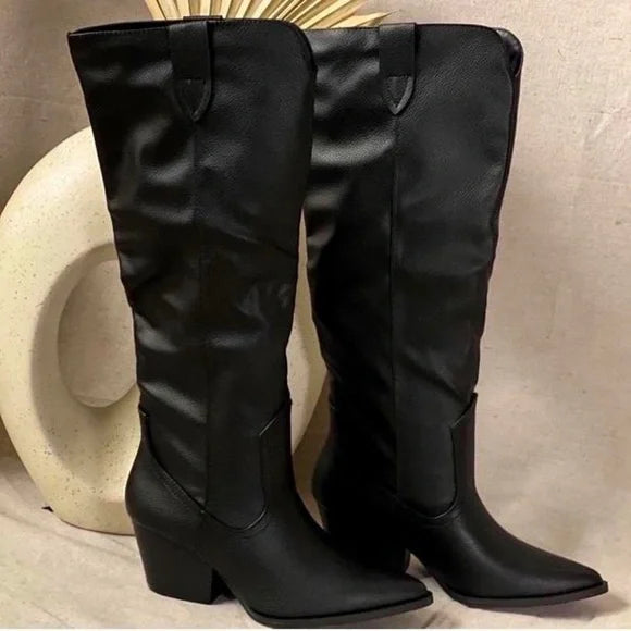 Black cowgirl boots