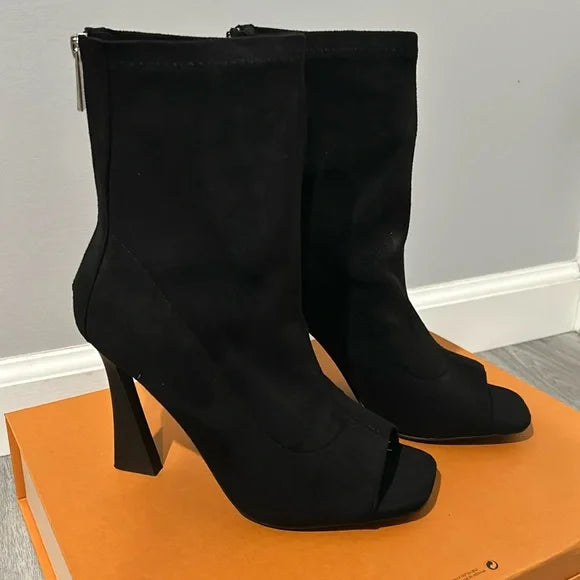 Suede ankle boots