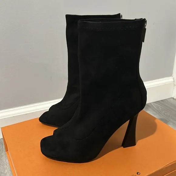 Suede ankle boots