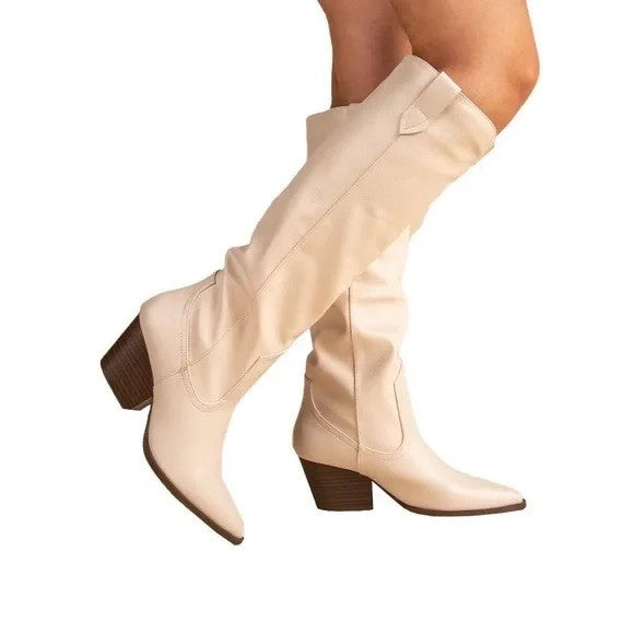 Ivory cowgirl boots