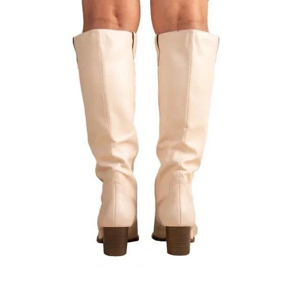 Ivory cowgirl boots