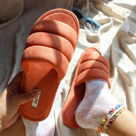 Coral slippers