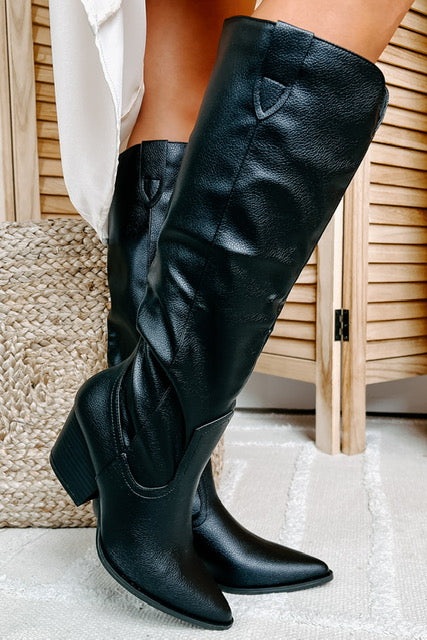 Black cowgirl boots